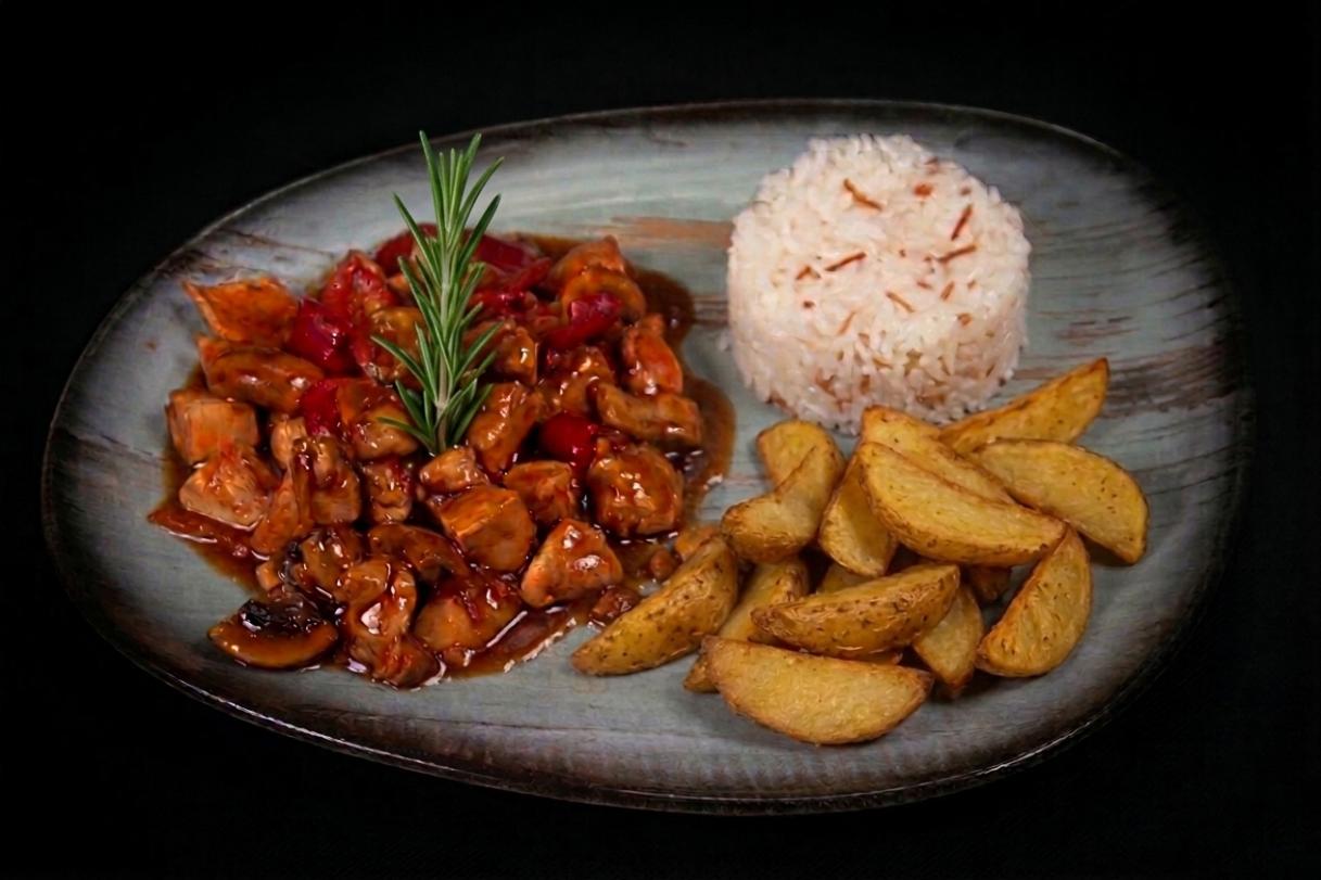 Chicken with Barbecue Sauce